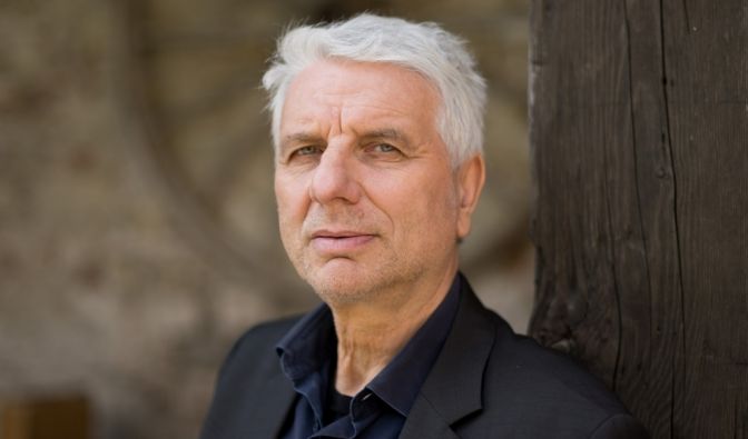 Der Schauspieler Udo Wachtveitl (als Franz Leitmayr), aufgenommen bei Dreharbeiten für den 