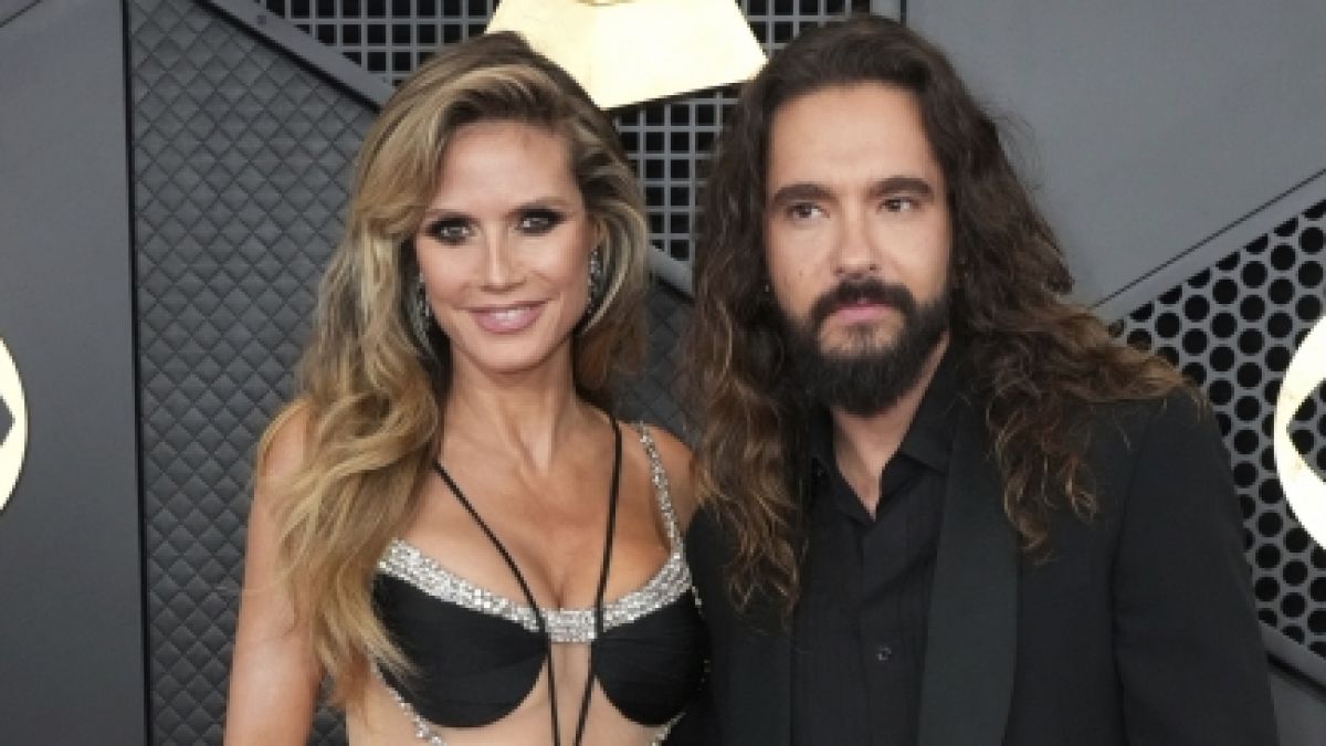 Heidi Klum kam gemeinsam mit Ehemann Tom Kaulitz zu dem Grammys. (Foto)