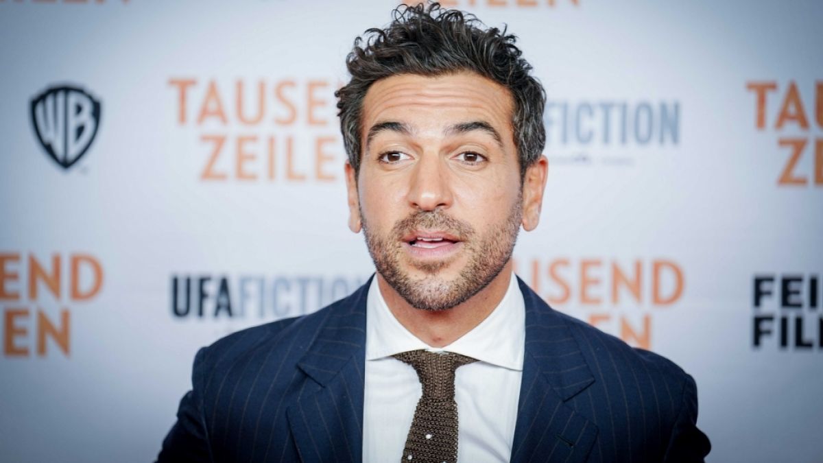 Schauspieler Elyas M'Barek bei der Berlin-Premiere von "Tausend Zeilen". (Foto)