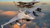 Mindestens drei F-16 Kampfjets der Nato wurden nach dem russischen Luftangriff am Himmel gesichtet.