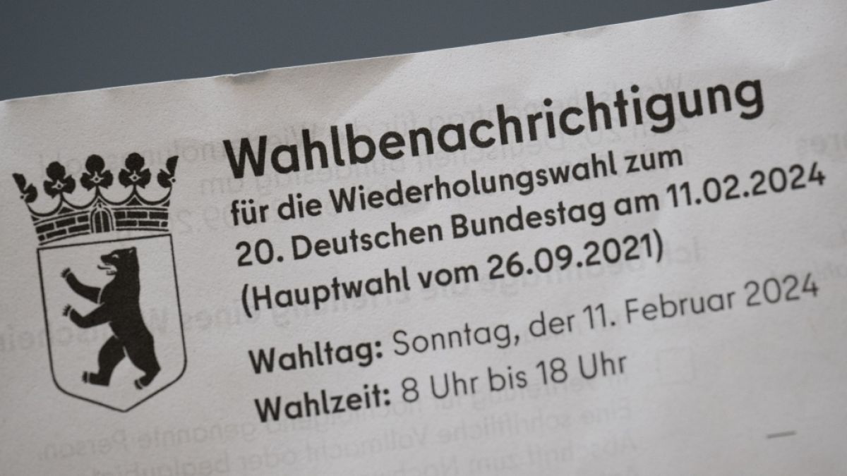 In Berlin fand am 11. Februar 2024 eine teilweise Wiederholung der Bundestagswahl 2024 statt. (Foto)