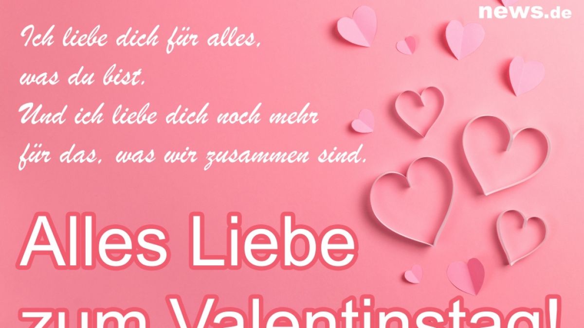 Wie wäre es mit einem Liebesgedicht am Valentinstag? (Foto)