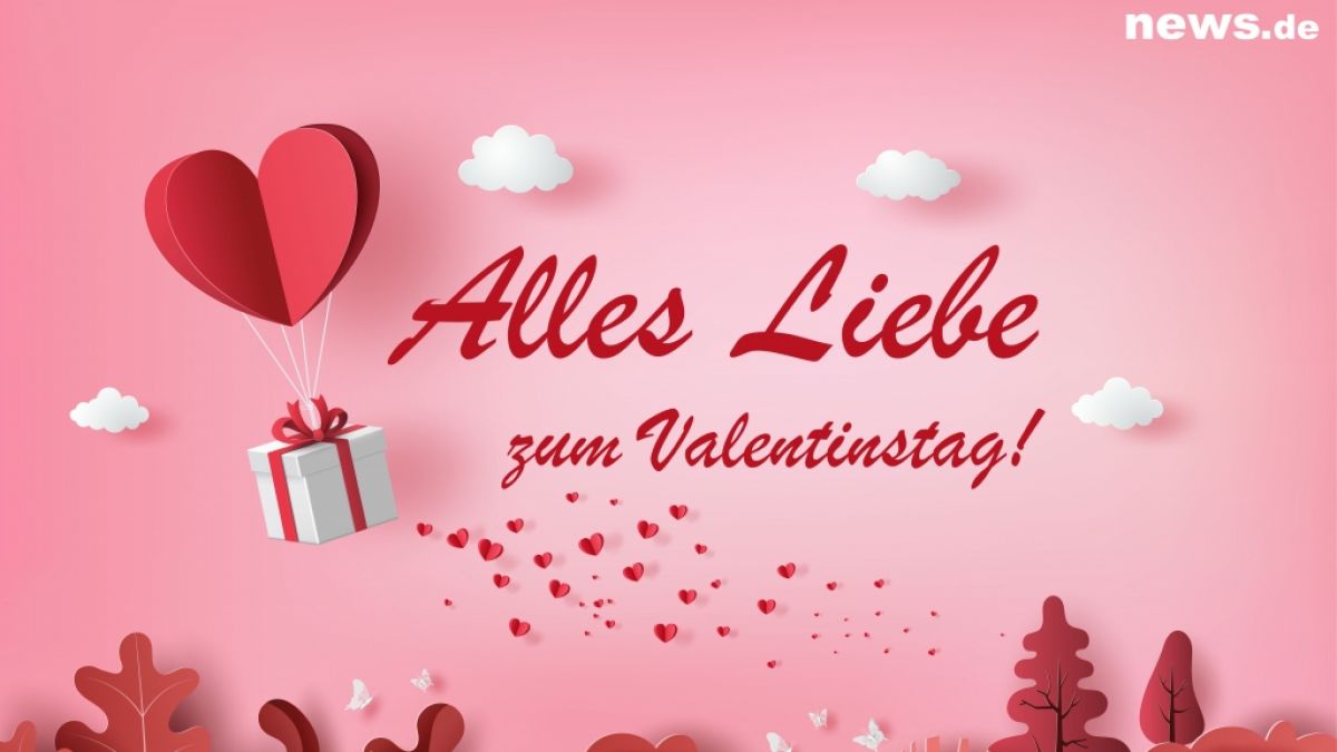 Der Valentinstag am 14. Februar gilt als Tag der Verliebten. (Foto)