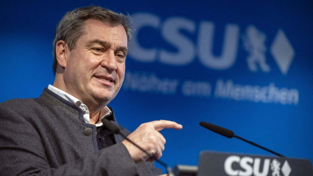 Wie viel verdient Bayerns Ministerpräsident Markus Söder monatlich? (Foto)