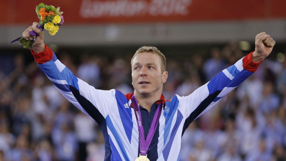 Ex-Bahnradsportler Sir Chris Hoy (hier bei den Olympischen Spielen 2012 in London) hat Krebs. (Foto)