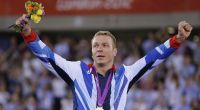 Ex-Bahnradsportler Sir Chris Hoy (hier bei den Olympischen Spielen 2012 in London) hat Krebs.