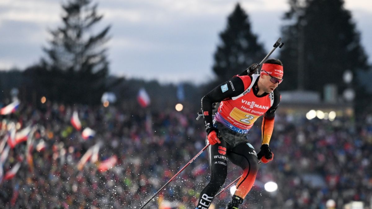 Biathlet Philipp Nawrath beendete die Biathlon-WM in Nove Mesto als Zehnter im Massenstart. (Foto)