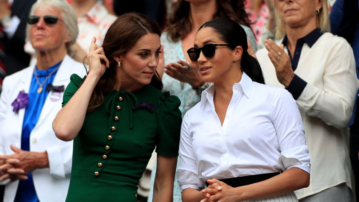 Auch gemeinsame Wimbledon-Besuche vermochten Prinzessin Kate und Meghan Markle nicht zu Busenfreundinnen zu machen. (Foto)