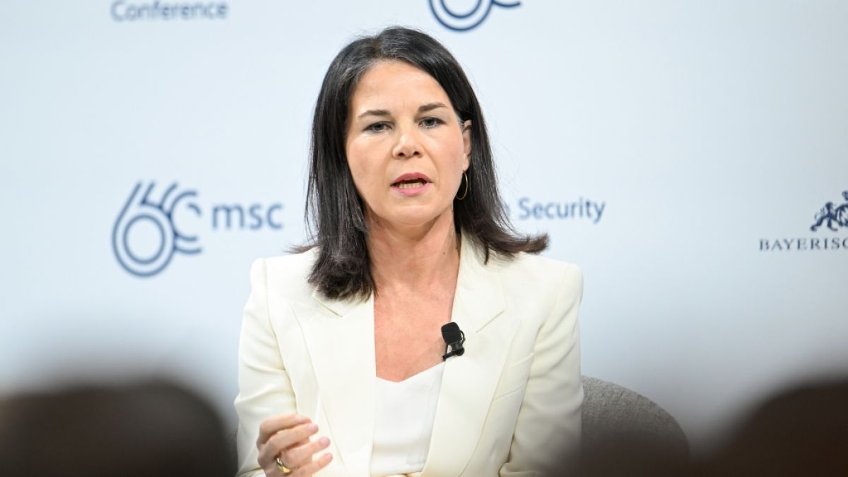Bei der Münchner Sicherheitskonferenz sprach Annalena Baerbock auch über Irans Revolutionsgarde. (Foto)