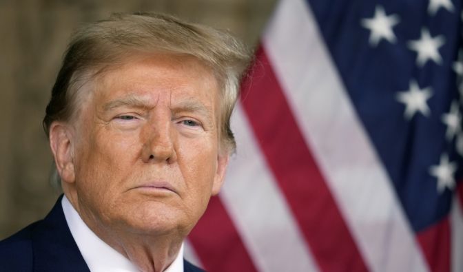 Donald Trump in seinem Anwesen Mar-a-Lago.