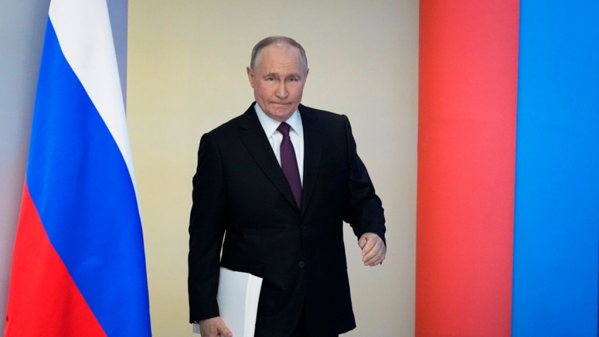 Wladimir Putins Auftritt bei seiner Rede zur Lage der Nation warf bei Beobachtern einige Fragen auf. (Foto)