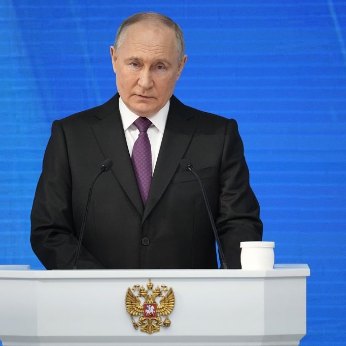 Bei Rede in Moskau: Putin 
