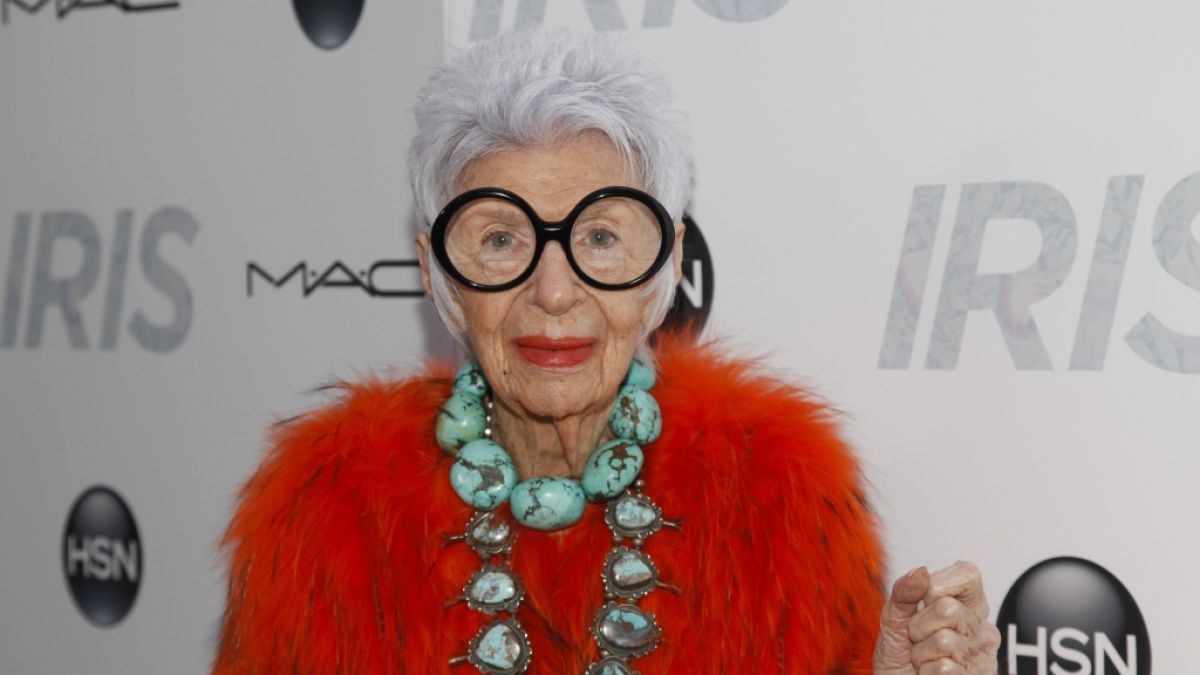 US-Modeikone Iris Apfel ist mit 102 Jahren gestorben. (Foto)