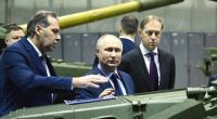 Ein US-General hat vor Wladimir Putins (Bild, links) Weltraumplänen gewarnt.