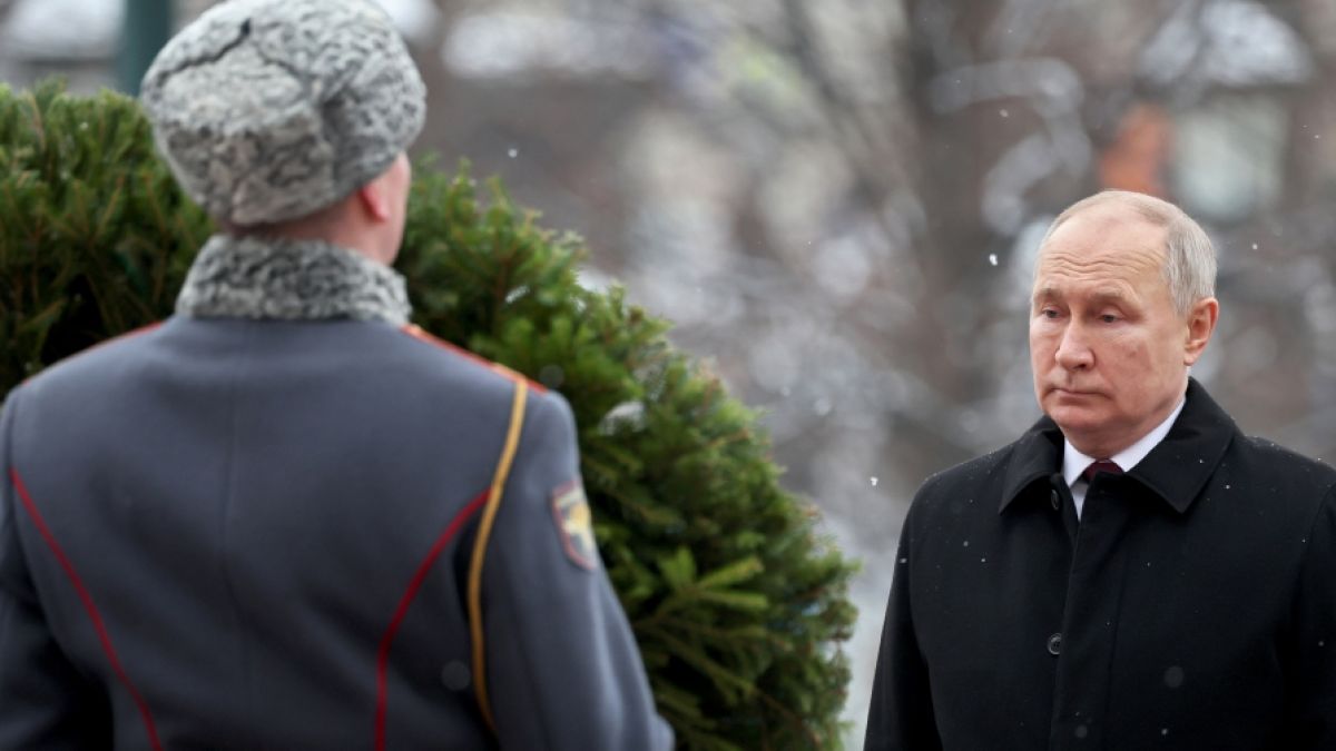 Wladimir Putin hat einem Bericht zufolge einen hochrangigen Offizier im Ukraine-Krieg verloren. (Foto)