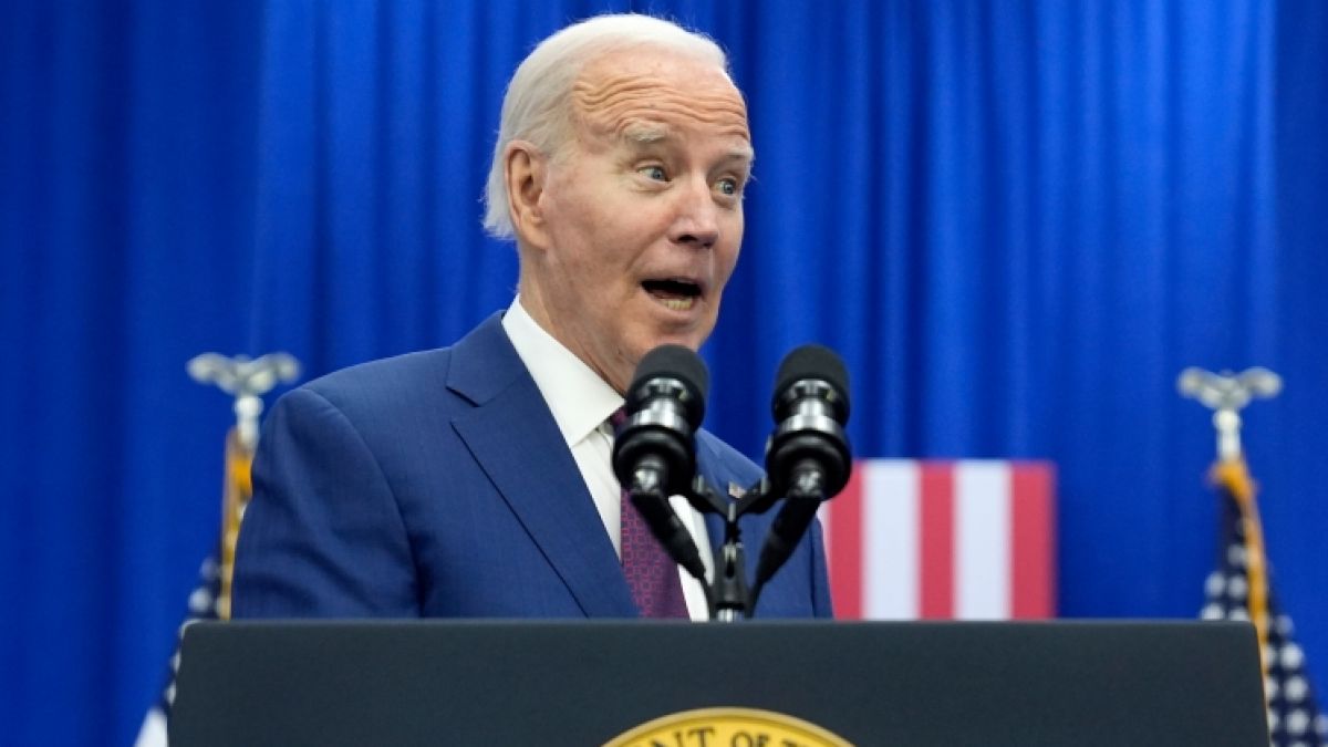 Joe Biden muss sich nach öffentlichen Auftritten regelmäßig Spott gefallen lassen. (Foto)
