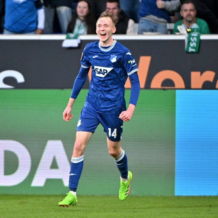 Maximilian Beier von der TSG Hoffenheim durfte sich im März 2024 über seine erste Länderspiel-Nominierung freuen.