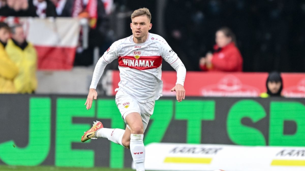 Maximilian Mittelstädt vom VfB Stuttgart wurde im März 2024 erstmals in den Kader der deutschen A-Fußballnationalmannschaft berufen. (Foto)