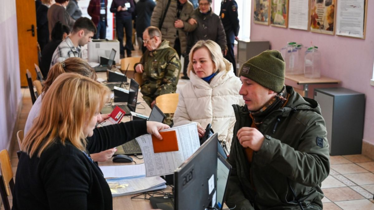 Die in Russland vom 15. bis 17. März 2024 stattfindenden Wahlen gelten als abgekartetes Spiel. (Foto)