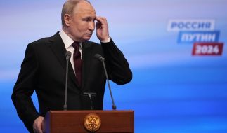 Wladimir Putin wurde laut Kreml mit 87 Prozent als russischer Präsident wiedergewählt.