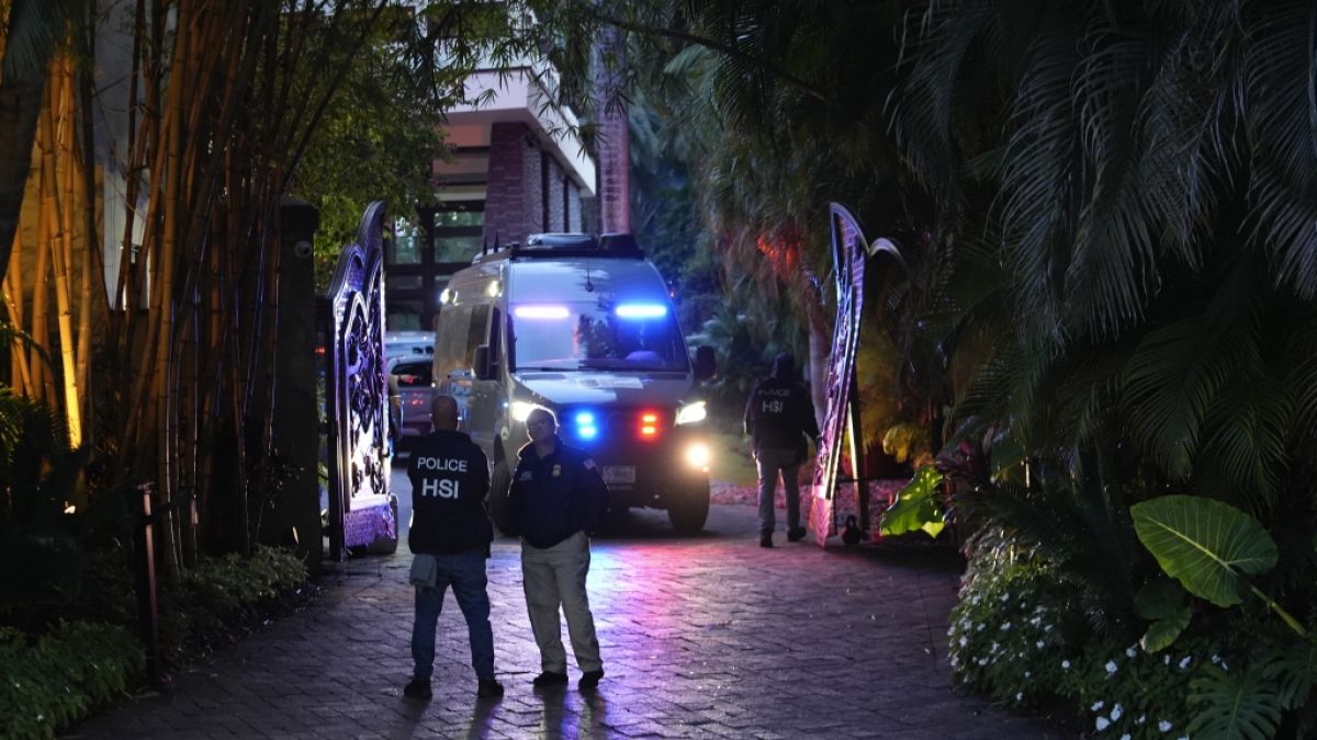 Bei einer Razzia ist das Anwesen von Sean Combs auf Star Island in Miami Beach im US-Bundesstaat Florida durchsucht worden. (Foto)