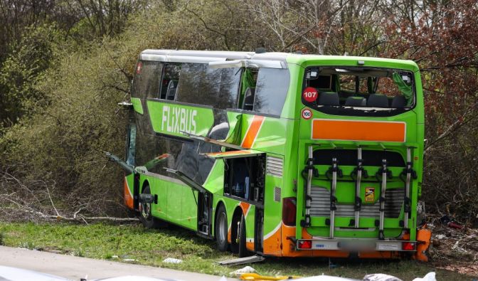 Flixbus-Unfall bei Leipzig
