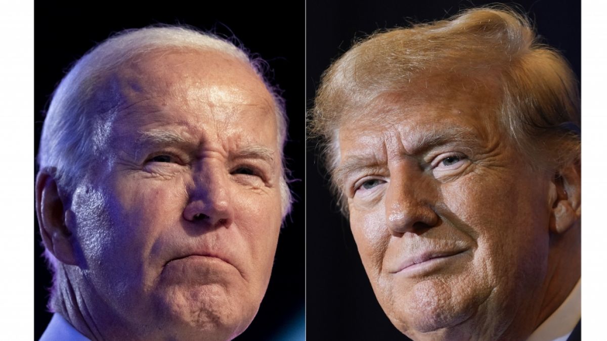 Donald Trump und Joe Biden liefern sich aktuellen Umfragen zufolge ein heißes Kopf-an-Kopf-Rennen um die Präsidentschaft. (Foto)