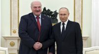 Wladimir Putin bei einem Treffen mit dem Machthaber von Belarus, Alexander Lukaschenko.