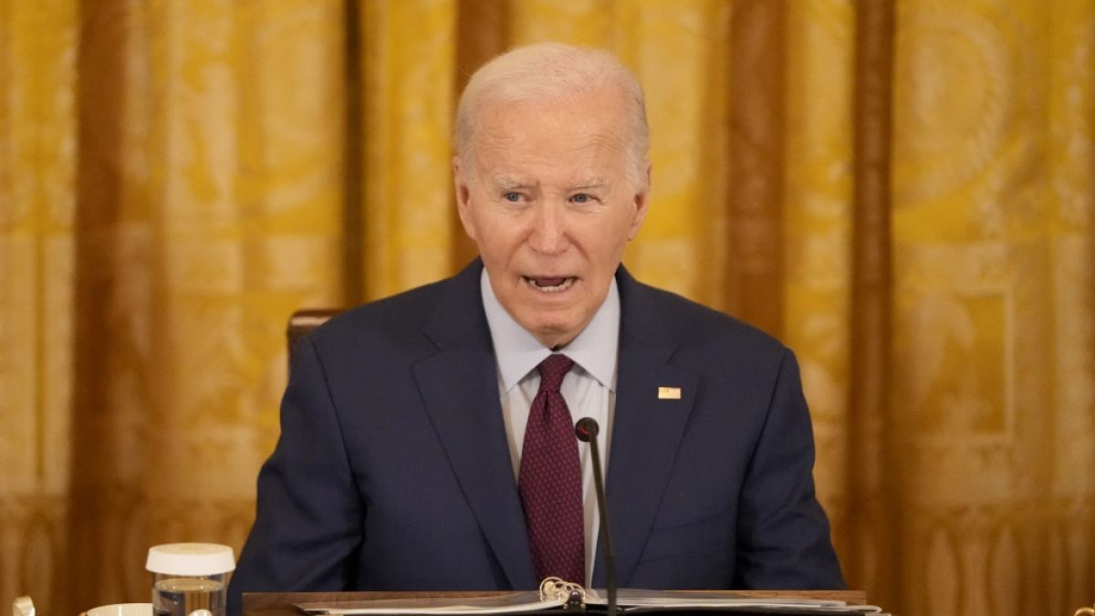 Joe Biden sorgt mit einer Panne im Weißen Haus für Schlagzeilen. (Foto)