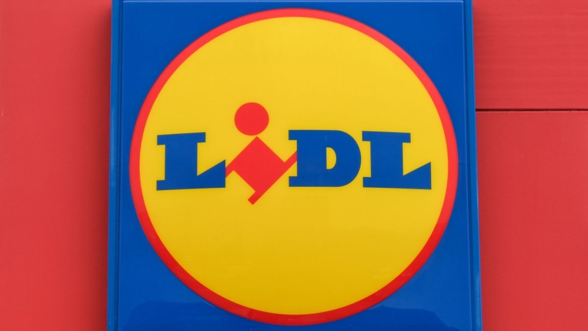 Das Logo an einer Filiale des Discounters Lidl (Symbolbild). (Foto)