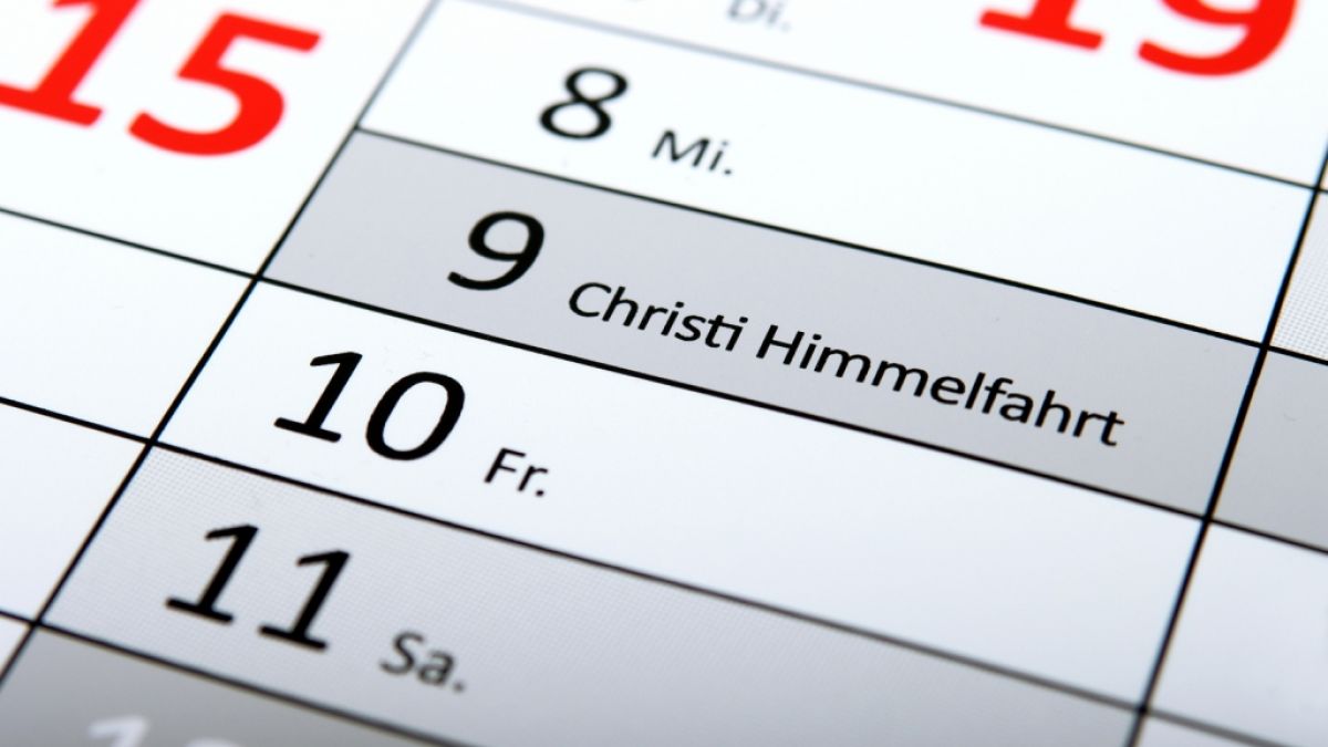Am 9. Mai 2024 steht Christi Himmelfahrt als bundesweiter Feiertag im Kalender. (Foto)
