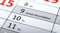 Am 9. Mai 2024 steht Christi Himmelfahrt als bundesweiter Feiertag im Kalender.