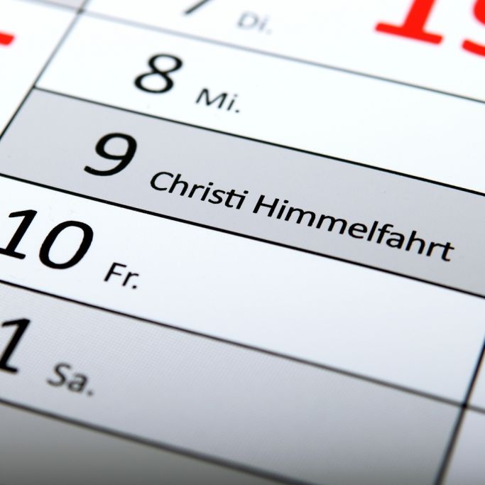 Am 9. Mai 2024 steht Christi Himmelfahrt als bundesweiter Feiertag im Kalender.