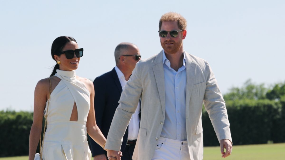 Meghan Markle wird Prinz Harry nicht auf seiner Reise in die Heimat begleiten. Meghan Markle wird Prinz Harry nicht auf seiner Reise in die Heimat begleiten. (Foto)