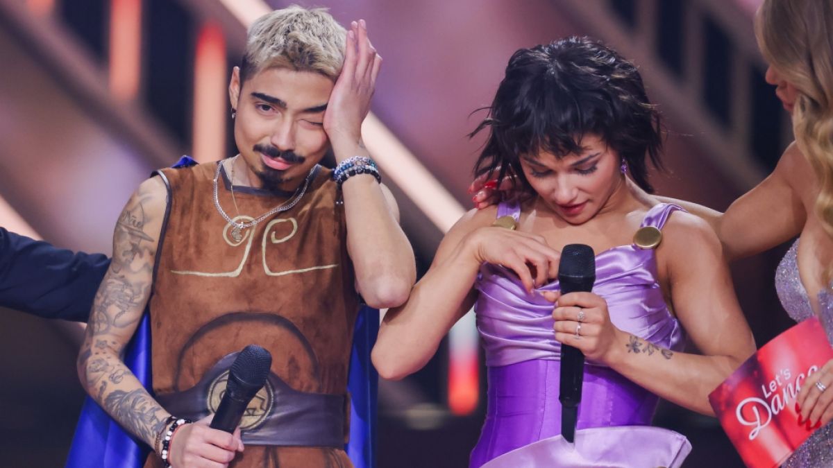 Für Comedian Tony Bauer und seine Tanzpartnerin Anastasia Stan endete "Let's Dance" mit einem tränenreichen Abschied in Show 9. (Foto)