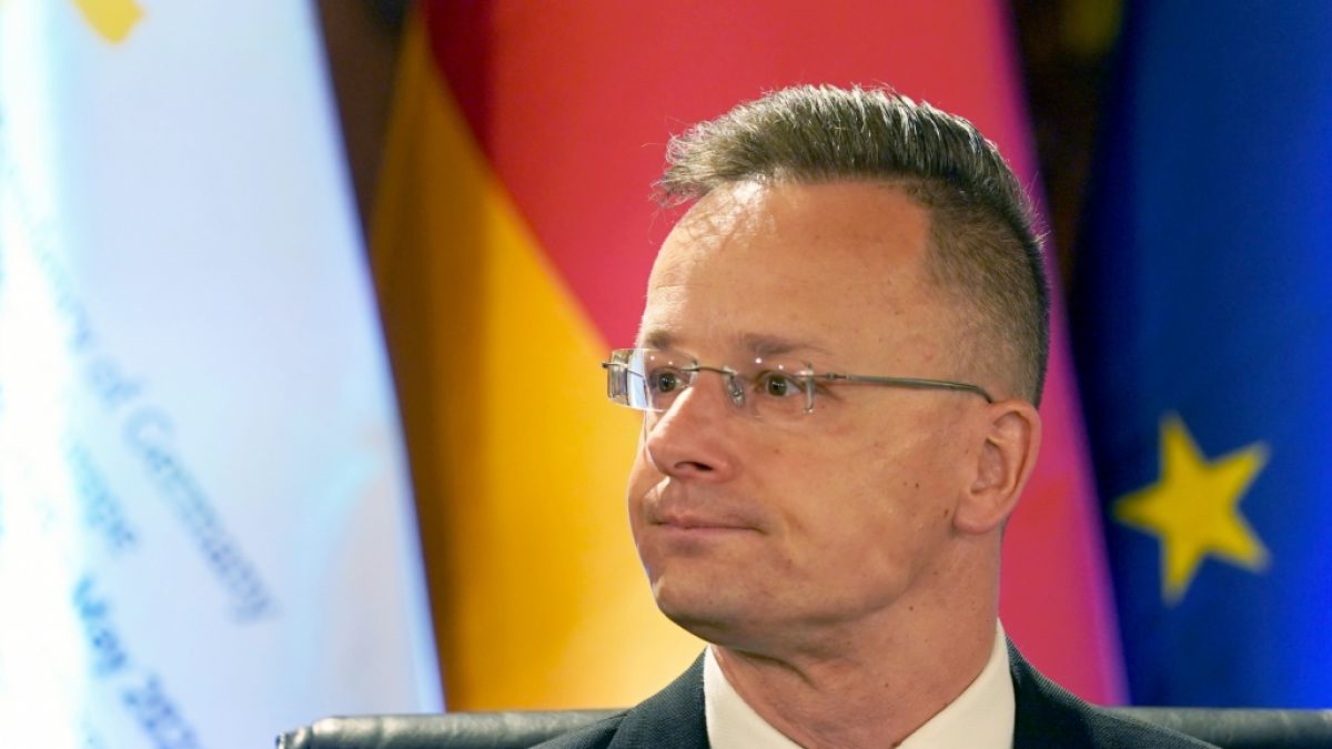 Ungarns Außenminister Péter Szijjártó. (Foto)