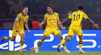 Borussia Dortmund bejubelt den Finaleinzug in der Champions League.