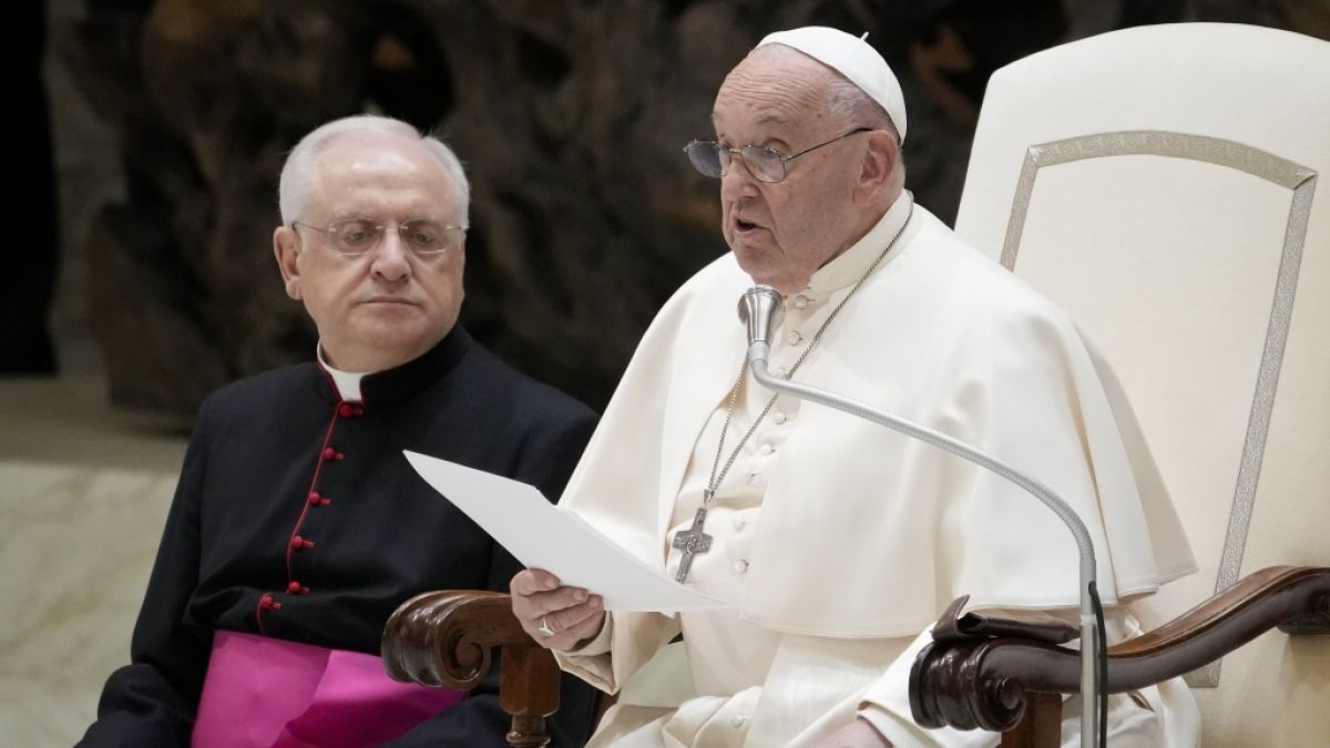Papst Franziskus hält am Pfingstsonntag seine Heilige Messe. (Foto)