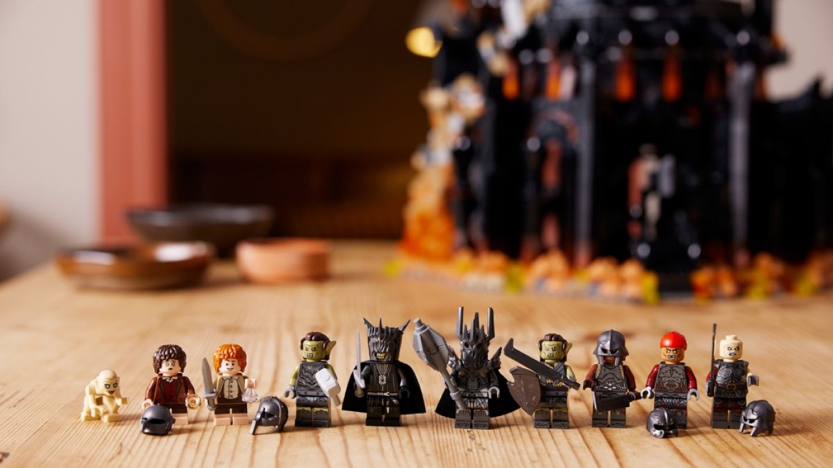 Das Lego-Set "Der Herr der Ringe: Barad-dûr" beinhaltet zehn Minifiguren. (Foto)