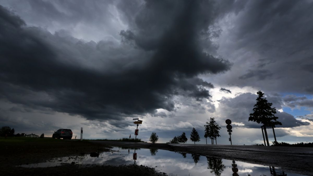 Eine heftige Unwetterfront zog am Donnerstag über Deutschland hinweg. (Foto)