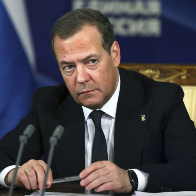 Dmitri Medwedew kann sich eine Pufferzone auf Nato-Gebiet vorstellen.