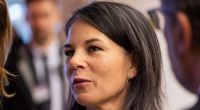 Annalena Baerbock ist am Dienstag in Kiew eingetroffen.