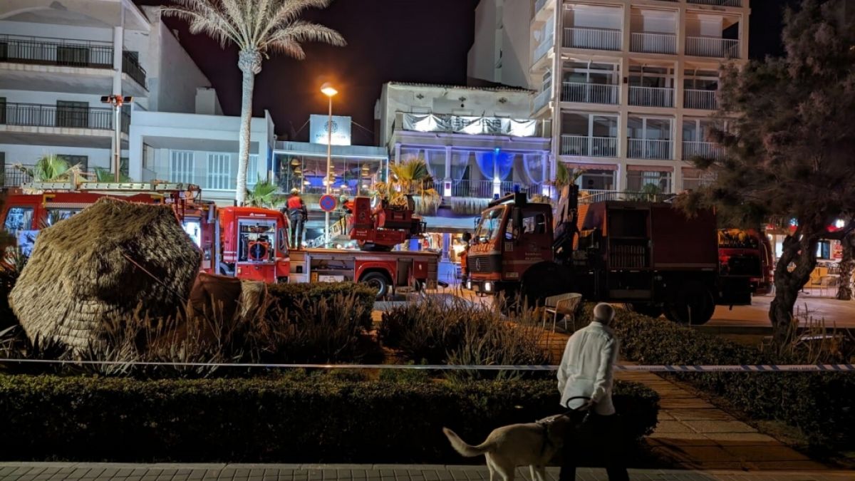 Ein Restaurant an der Playa de Palma auf Mallorca ist eingestürzt. Mindestens vier Menschen wurden getötet, weitere 16 verletzt. (Foto)
