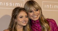 Leni Klum und Mama Heidi Klum bei einer Veranstaltung des Lingerie-Labels Intimissimi.