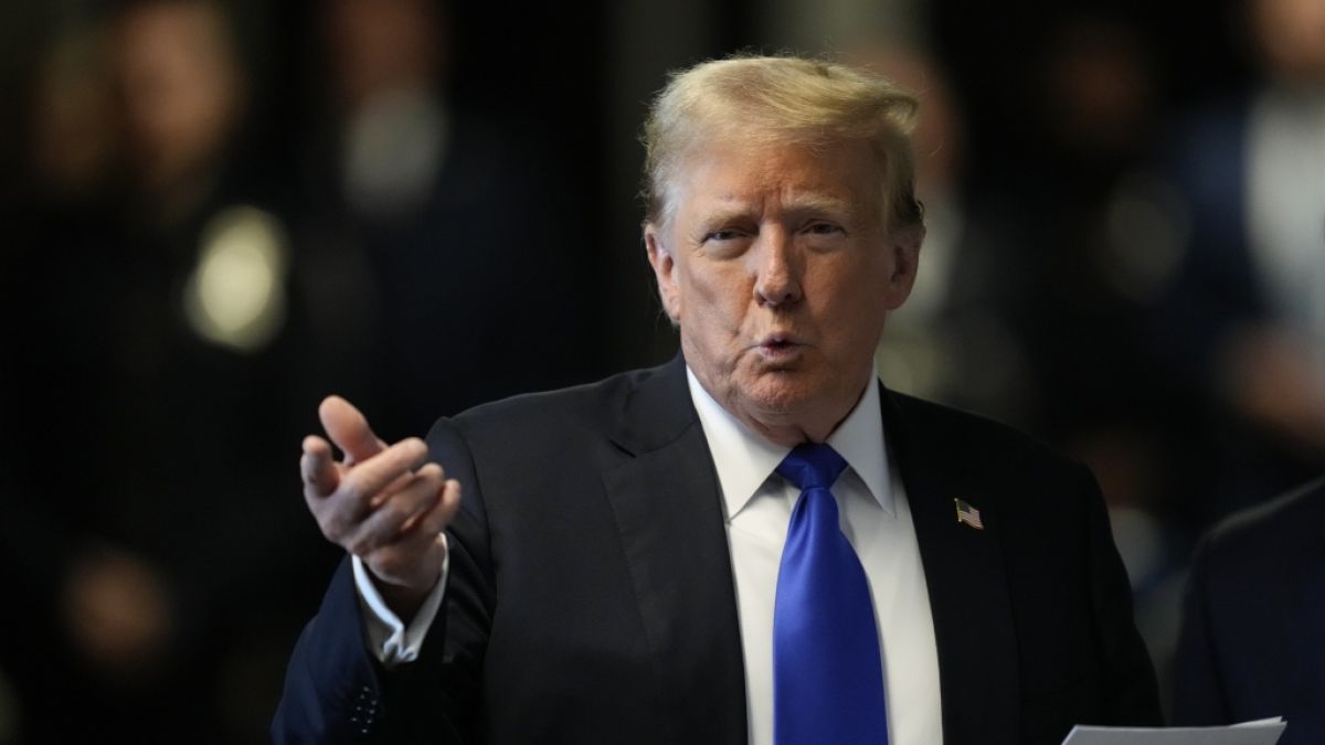 Donald Trump darf trotz seiner Verurteilung im Schweigeld-Prozess bei der US-Wahl 2024 antreten. (Foto)