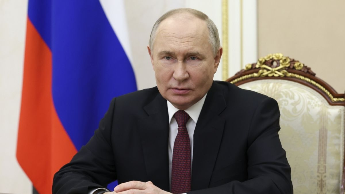 Wladimir Putin schweigt zu Russlands angeblichen Mega-Verlusten. (Foto)