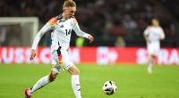 Maximilian Beier von Borussia Dortmund durfte sich im Juni 2024 über sein erstes Länderspiel mit den DFB-Profis freuen.