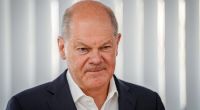 Olaf Scholz sorgt mit einem Versprecher für Gelächter.