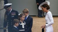Prinzessin Kate zeigte sich zusammen mit ihren Kindern.
