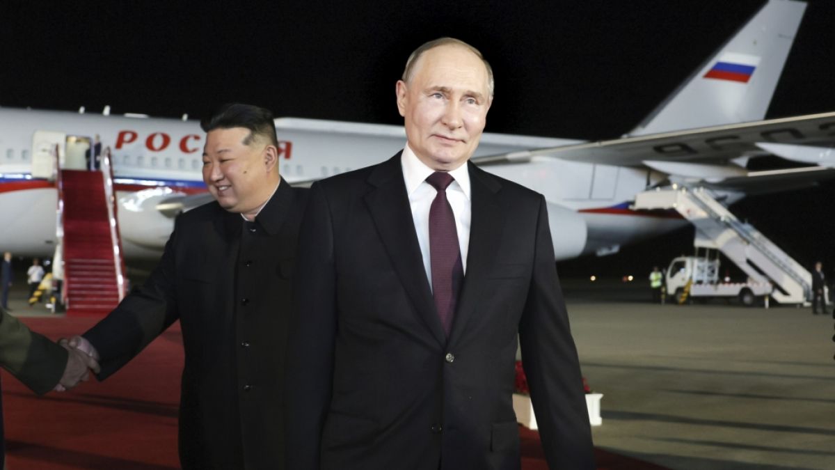 Wladimir Putin ist in Nordkorea eingetroffen. (Foto)